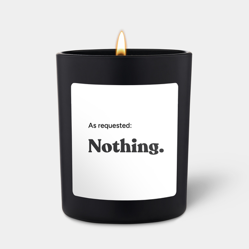 As requested: Nothing. - Woody