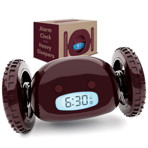 Wine Clocky® Alarm Clock on Wheels
