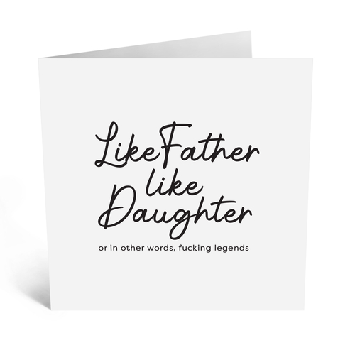 Like Father Like Daughter