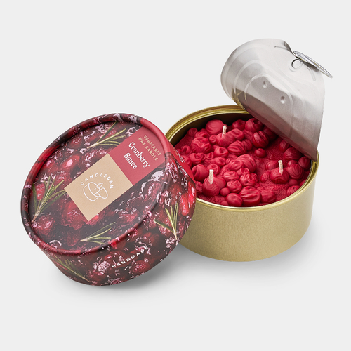 Cranberry Sauce Scented Soy Candle Can
