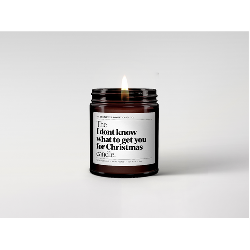 The I don’t know what to get you for Christmas candle - Zesty