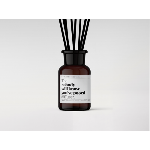 The nobody will know you’ve pooed diffuser - Woodsmoke & Leather