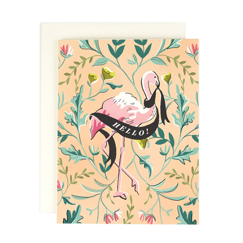 Flamingo Hello.