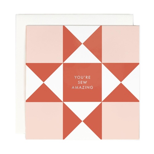 Youre sew amazing square card