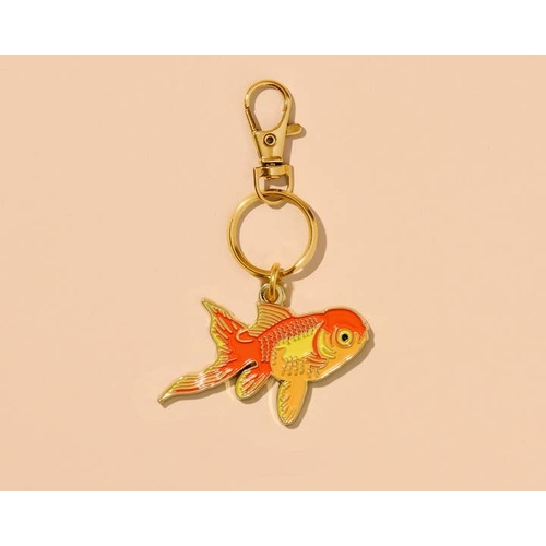 Goldfish Enamel Keychain
