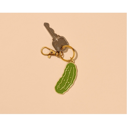 Pickle  Enamel Keychain