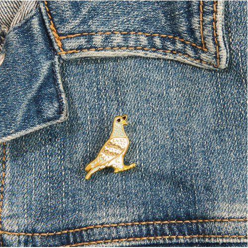 Pigeon Enamel Pin