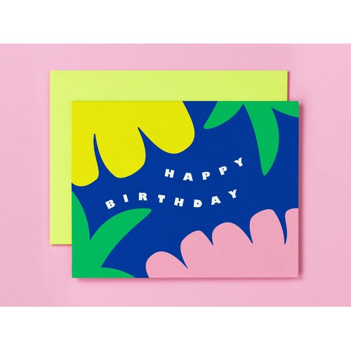 Tropical Birthday Card