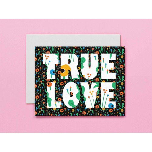 True Love Poppy Card