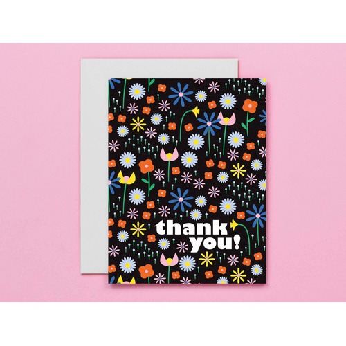 Chanson de Fleurs Thank You Card