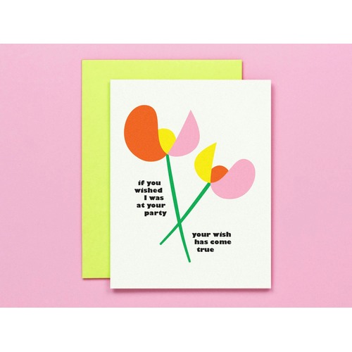 Birthday Wish Come True Tulips Card