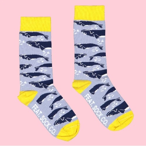 Men's Southern Right Whale socks