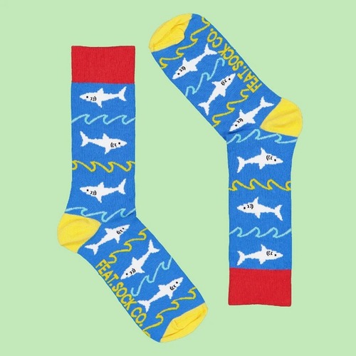 Ladies' Sharks & Waves socks