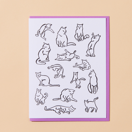 Cattern Letterpress Card