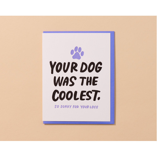 Your Dog Was the Coolest Letterpress Card