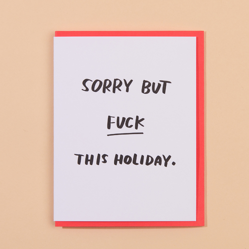 Fuck This Holiday Letterpress Card