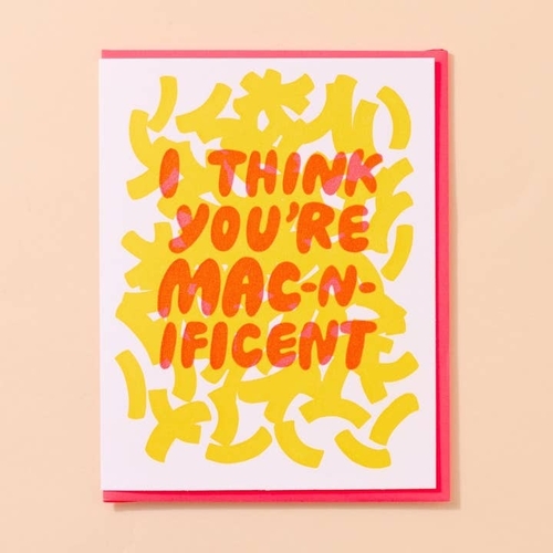 Mac-n-ificent Letterpress Card