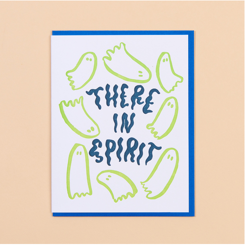 There In Spirit Letterpress Card.
