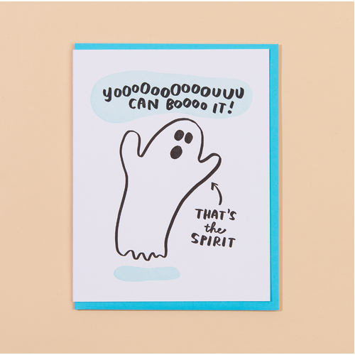 That's the Spirit Letterpress Card