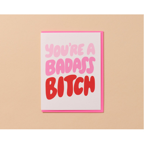 Bad Ass Bitch card