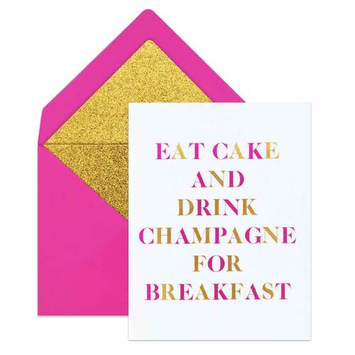 Eat Cake and Drink Champagne