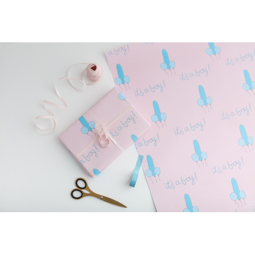 It's a boy! wrap - single sheet