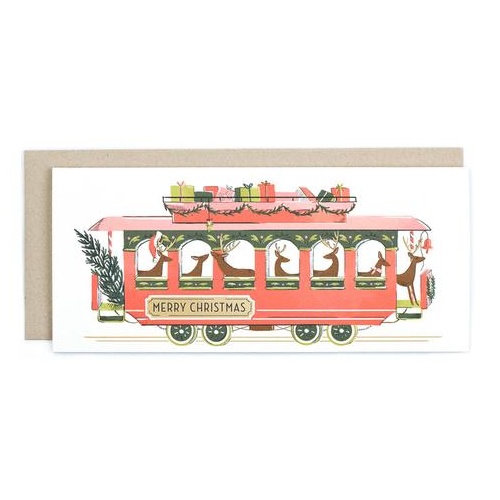 Christmas Trolley NO. 10 card