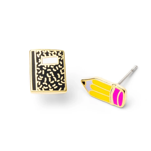 Pencil/Composition Book Earrings