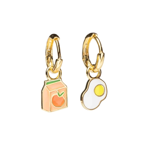 Hoop Earrings - OJ & Egg