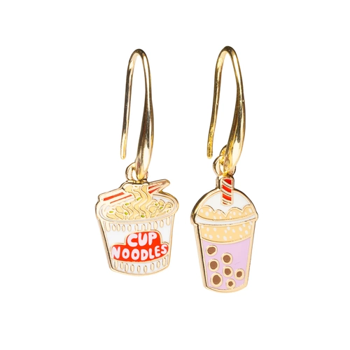 Drop Earrings - Ramen and Boba