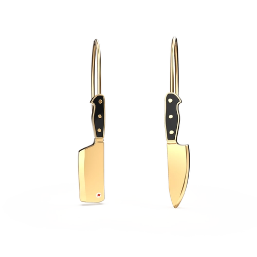 Drop Earrings - Knife and Clever