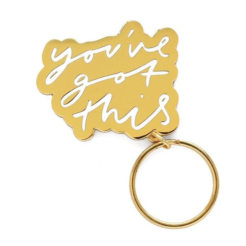 You've Got This Enamel Keyring