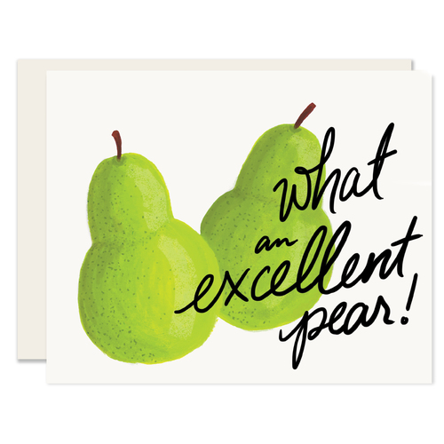Excellent Pear.