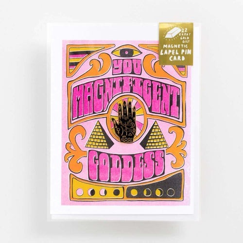 Mystic Hand Lapel Pin & Card