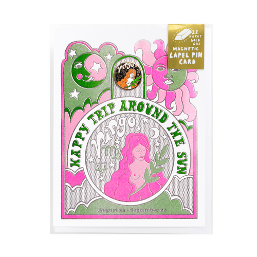 Virgo Lapel Pin & Card