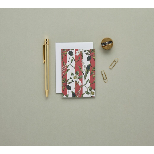 Mini Card - Carnivalesque Red Stripe