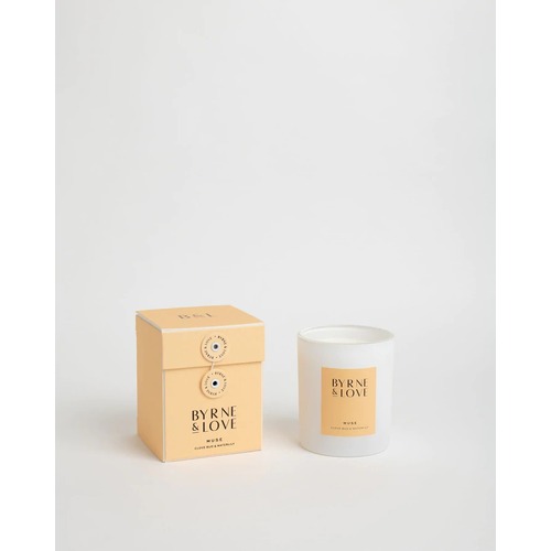 Muse Candle Yellow 300g - Clove Bud & Waterlily