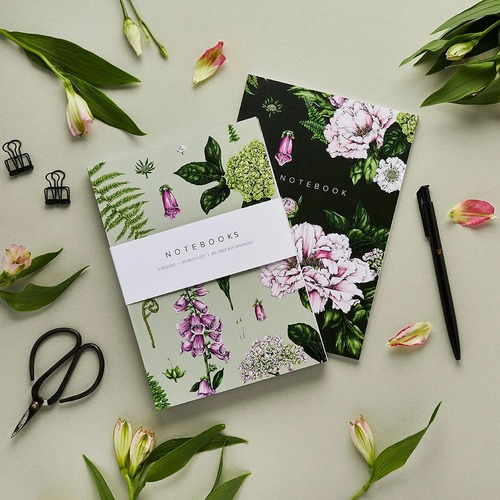 A5 Notebook Set - Summer Garden