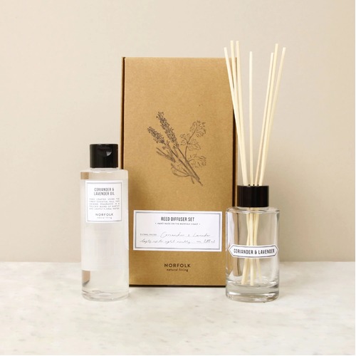 Reed Diffuser Set - Corriander and Lavender