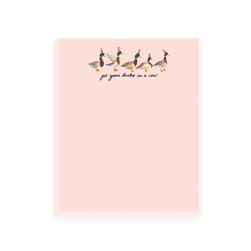 Ducks in a Row Notepad