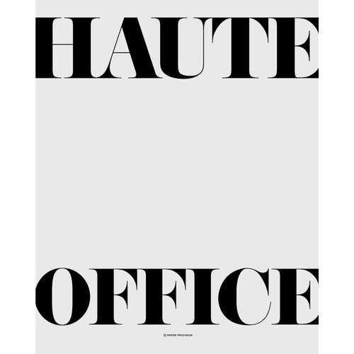 Haute Office (blanc) 40 x 50cm Print