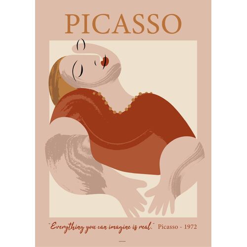 Picasso Woman Sleeping 40 x 50cm Print