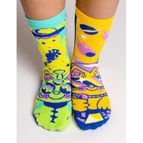 Lunar and Tick Socks (Kids Large)