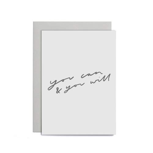 You Can And Will Small Card