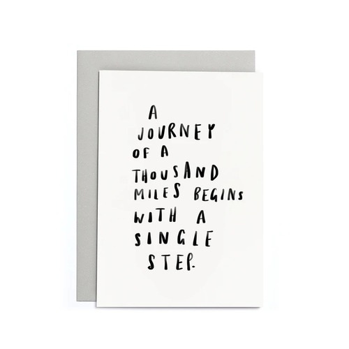 Journey Thousand Miles Small Card