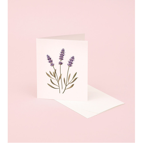 Botanical Scented Card - Lavender
