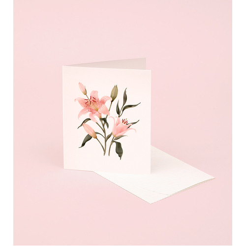 Botanical Scented Card - Oriental Lily