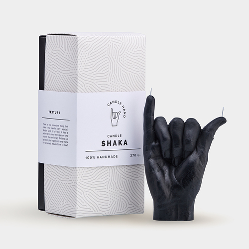 Shaka Candle Hand - Black