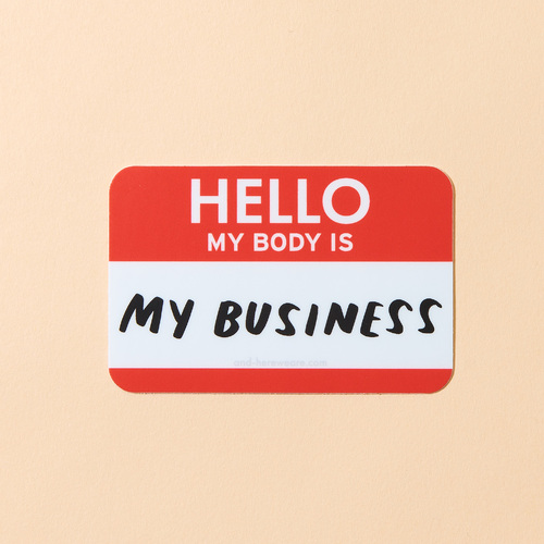 My Body Sticker