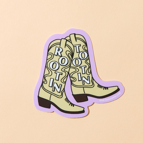 Rootin' Tootin' Sticker